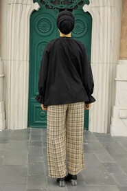 Beige Hijab Triple Suit 4658BEJ - Thumbnail