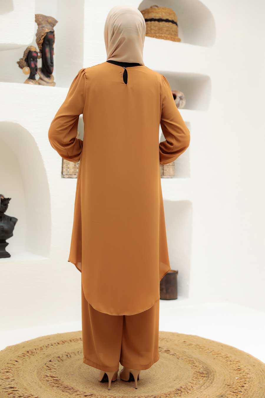 Biscuit Hijab Suit Dress 12510BS
