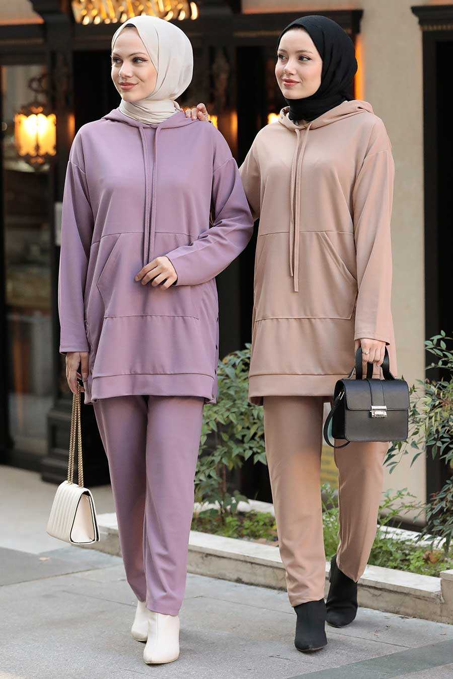 Biscuit Hijab Suit Dress 6902BS