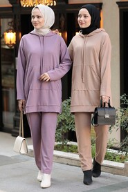 Biscuit Hijab Suit Dress 6902BS - Thumbnail
