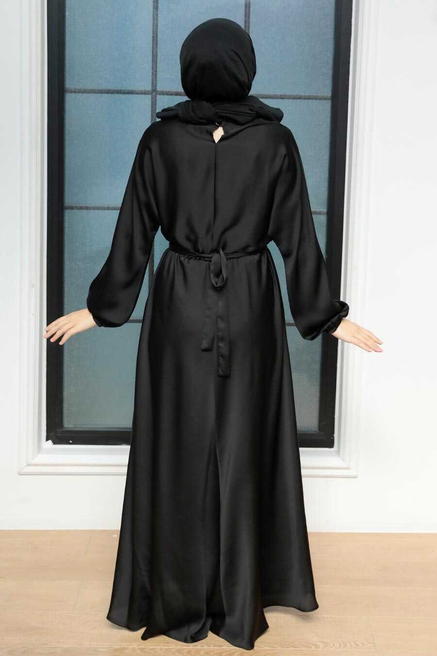 Black Hijab Dress 5727S