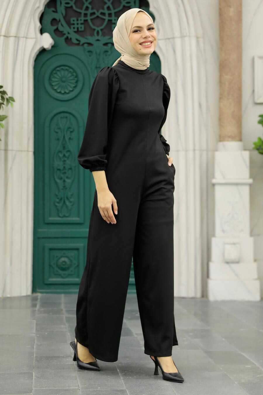 Black Hijab Overalls 56260S