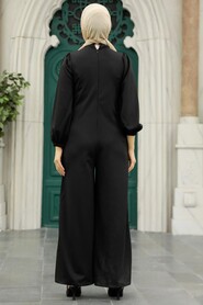 Black Hijab Overalls 56260S - Thumbnail