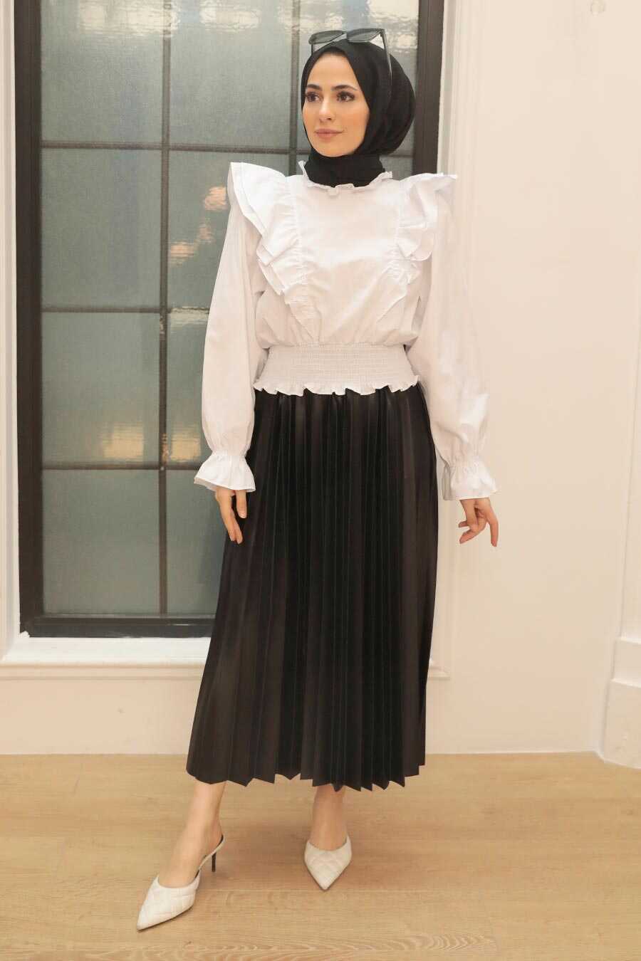 Black Hijab Skirt 4892S