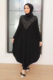 Black Hijab Tunic 400010S - Neva-style.com