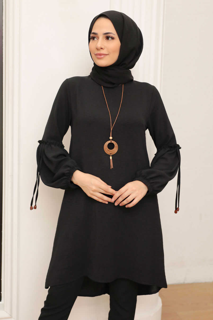 Black Hijab Tunic 40661S