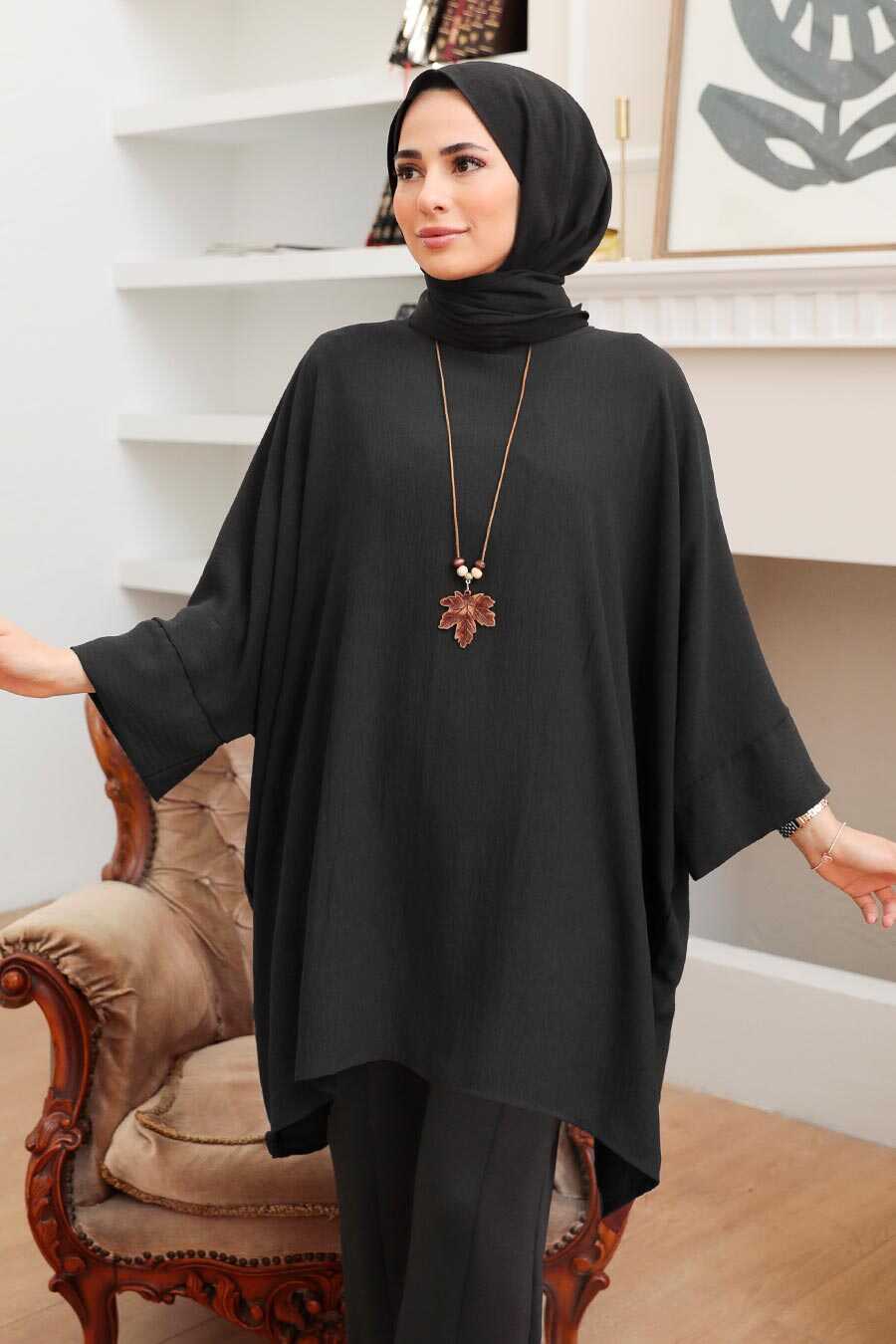 Black Hijab Tunic 40760S