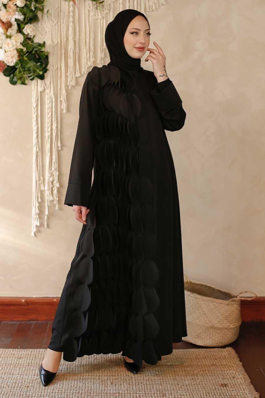 Black Hijab Turkish Abaya 352200S