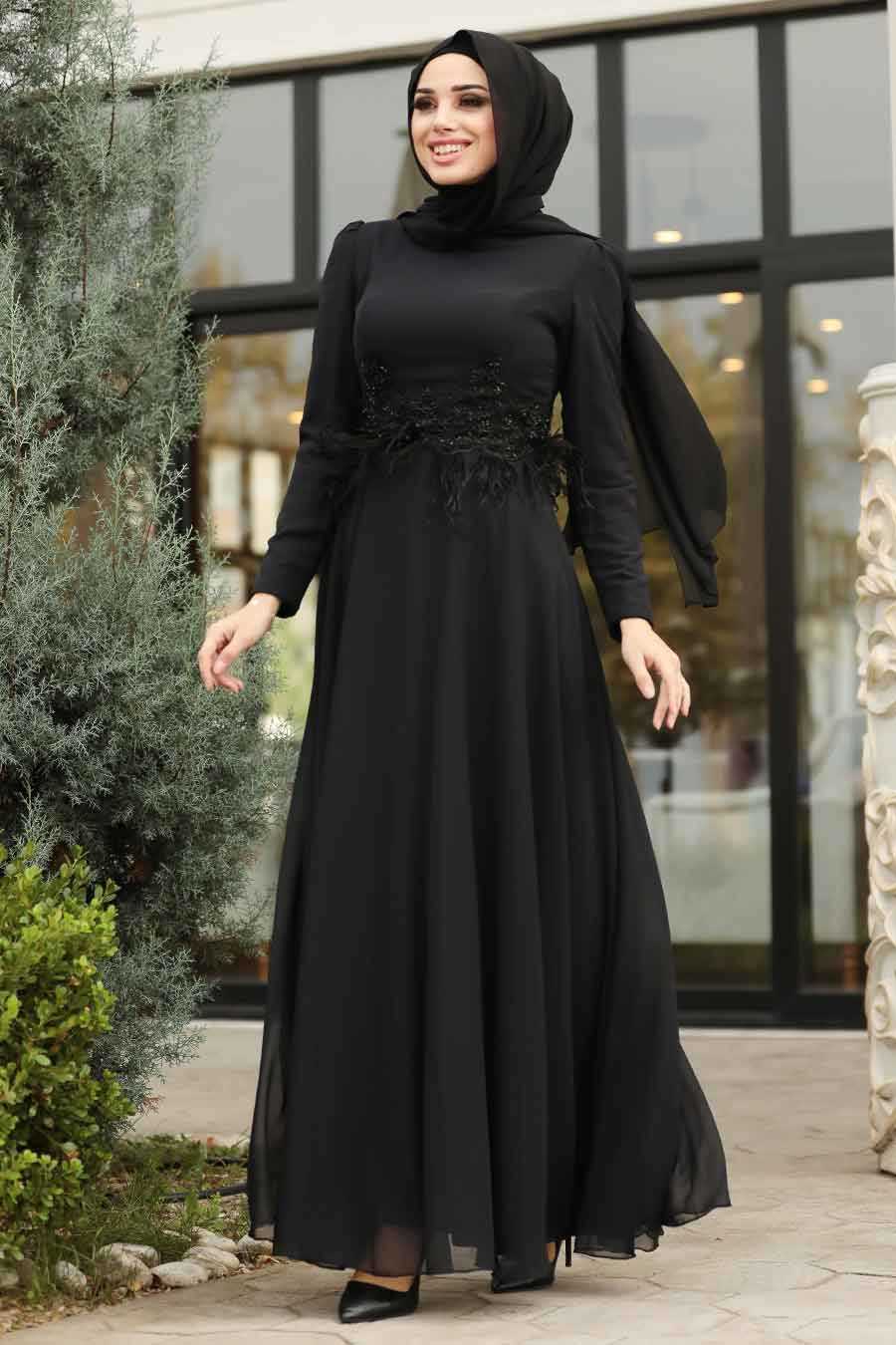 black dress for hijab