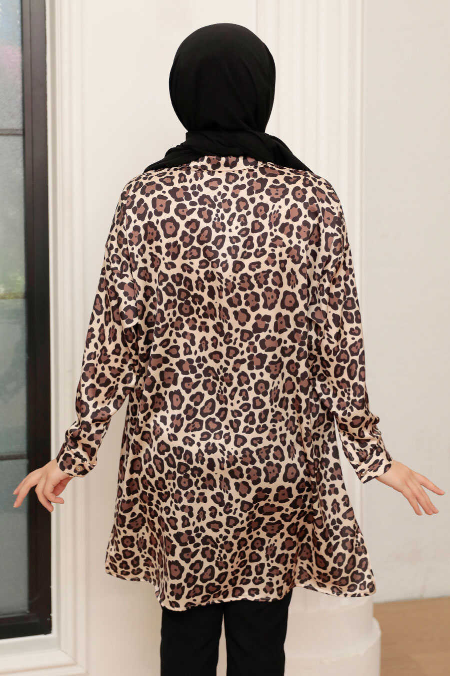 Brown Hijab Tunic 10461KH
