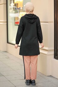 Camel Hijab Suit Dress 1359C - Thumbnail