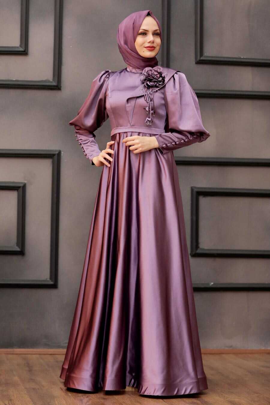 dress hijab satin