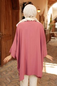 Dusty Rose Hijab Tunic 1092GK - Thumbnail