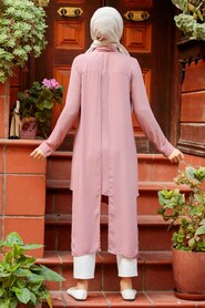 Dusty Rose Hijab Tunic 24320GK - Thumbnail