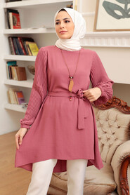 Dusty Rose Hijab Tunic 41022GK - Thumbnail