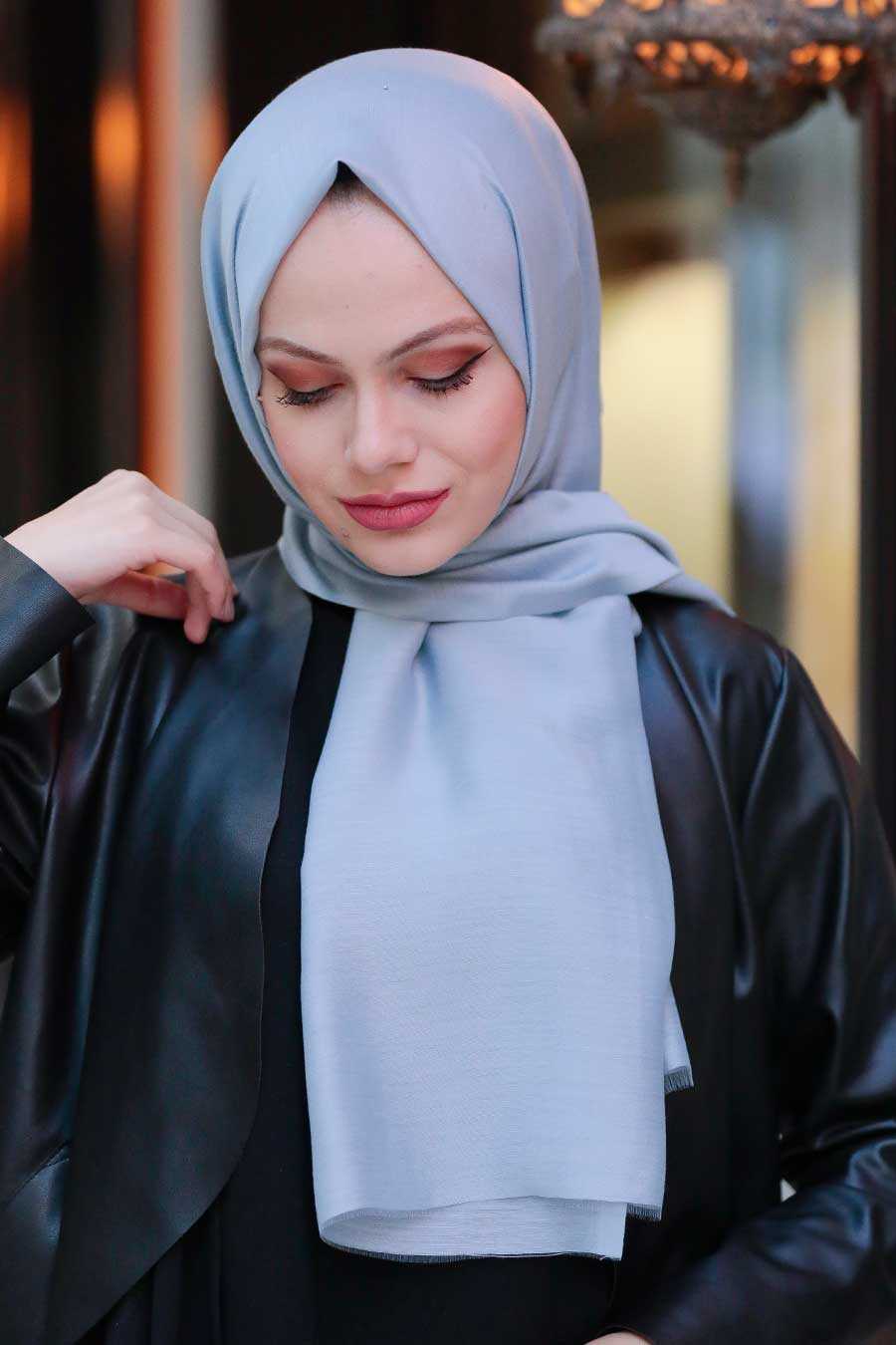 Grey Hijab Shawl 48410GR