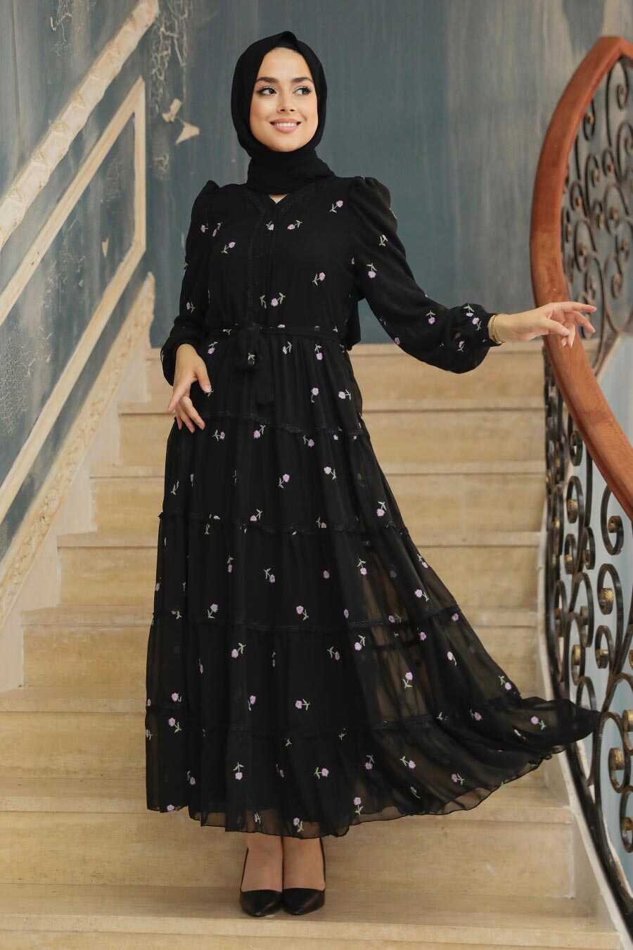 Lila Hijab Dress 35721LILA