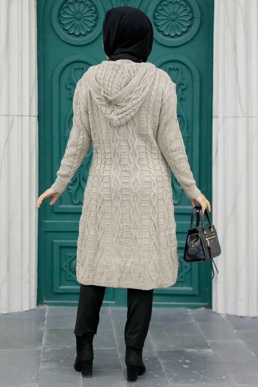 Mink Hijab Knitwear Cardigan 70020V