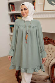 Mint Hijab Tunic 40670MINT - Thumbnail
