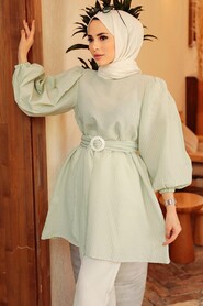 Mint Hijab Tunic 40681MINT - Thumbnail