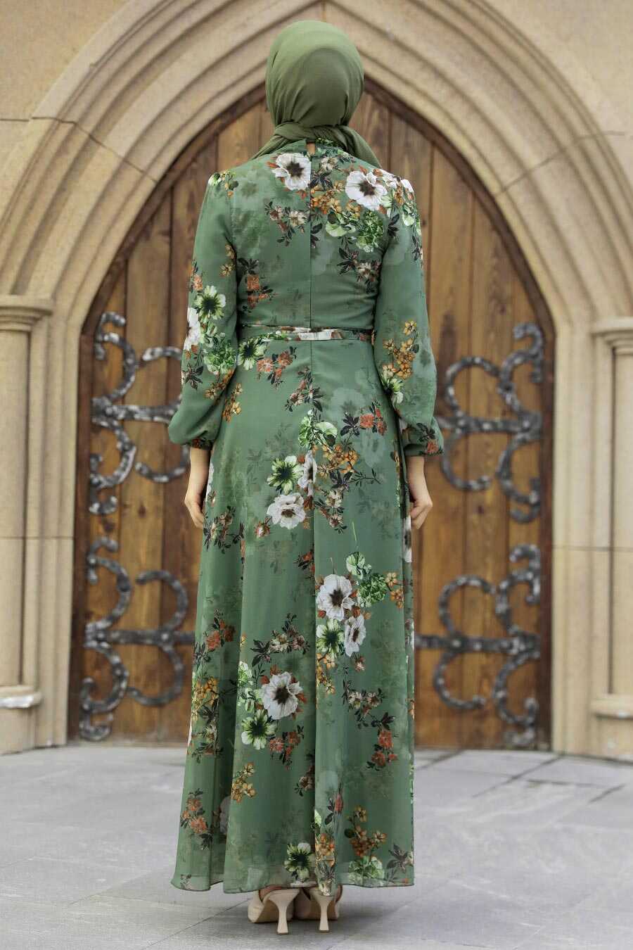 Neva Style - Almond Green Plus Size Dress 279078CY