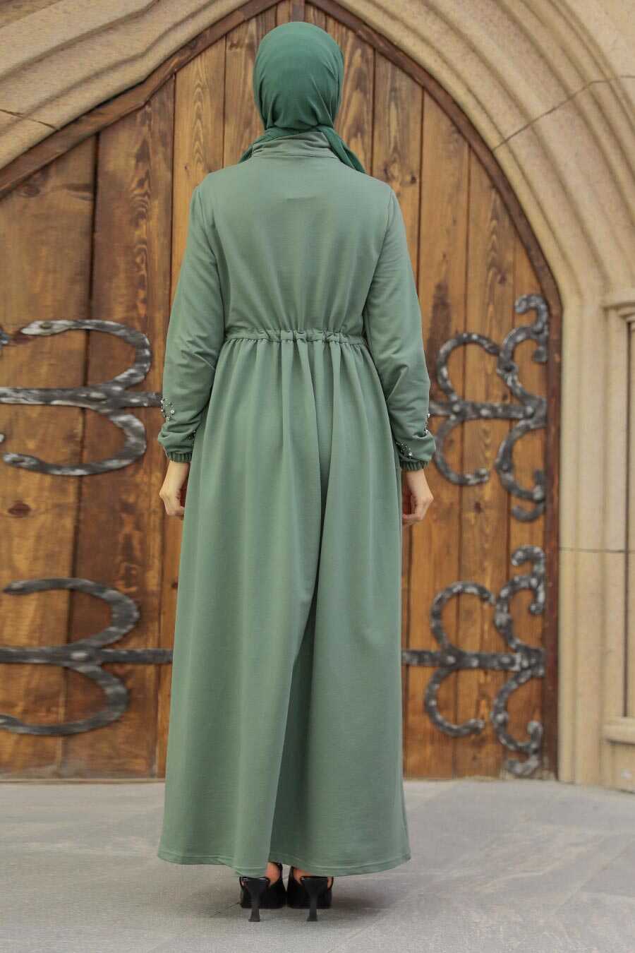 Neva Style - Almond Green Women Dress 1372CY