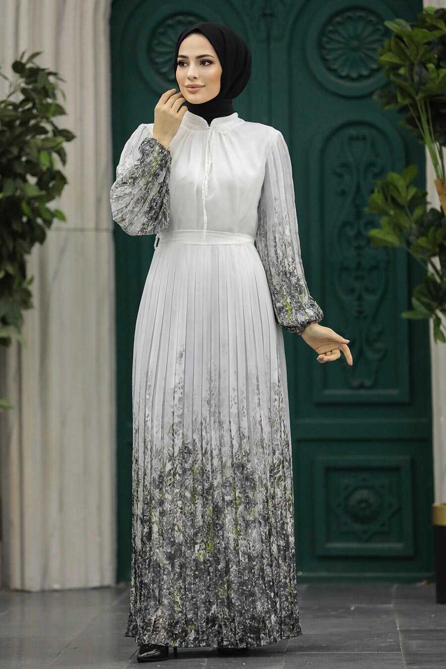Neva Style - Black Long Dress for Muslim Ladies 38402S