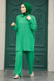 Neva Style - Green High Quality Dual Suit 41771Y - Thumbnail