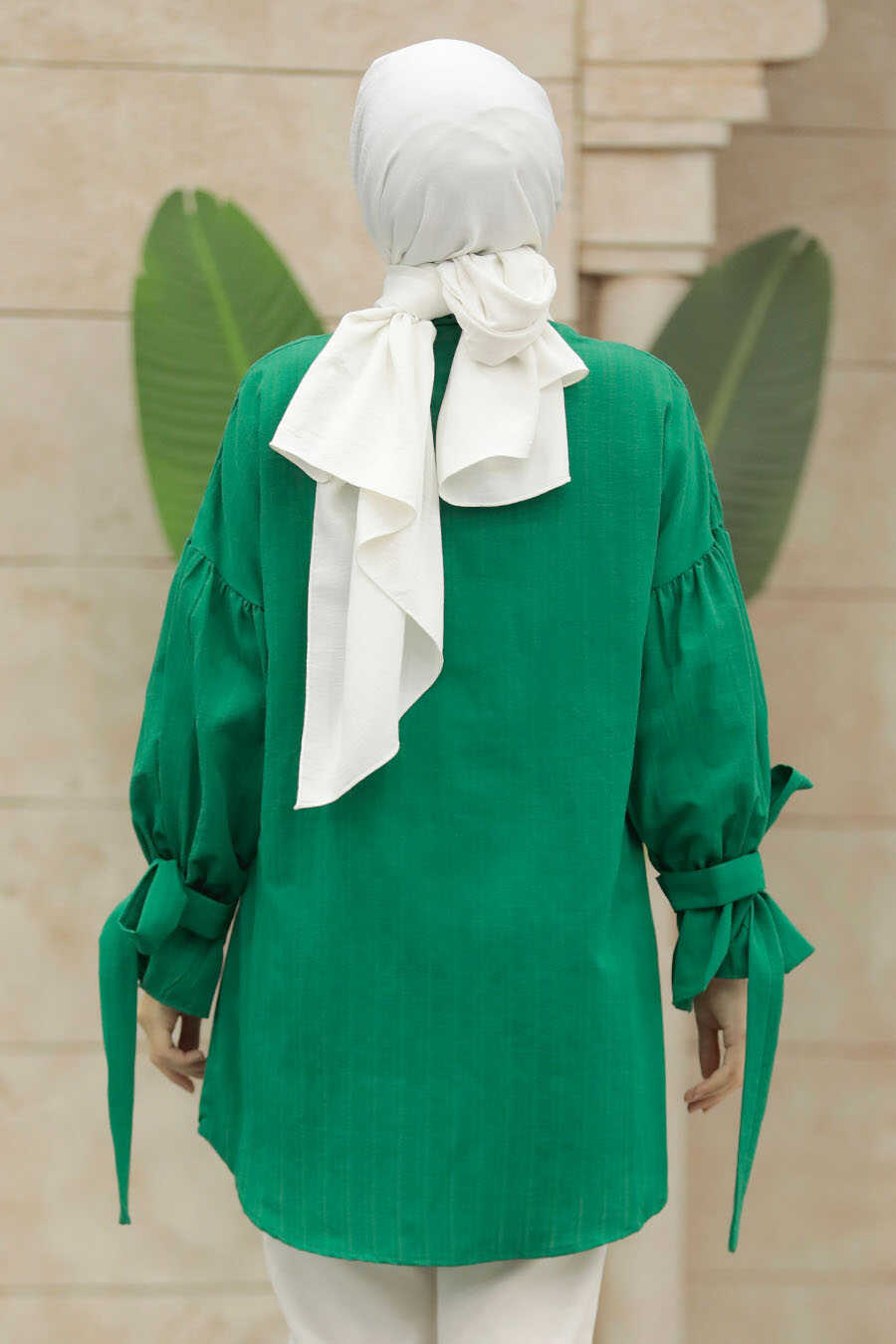 Neva Style - Green Islamic Clothing Tunic 603Y