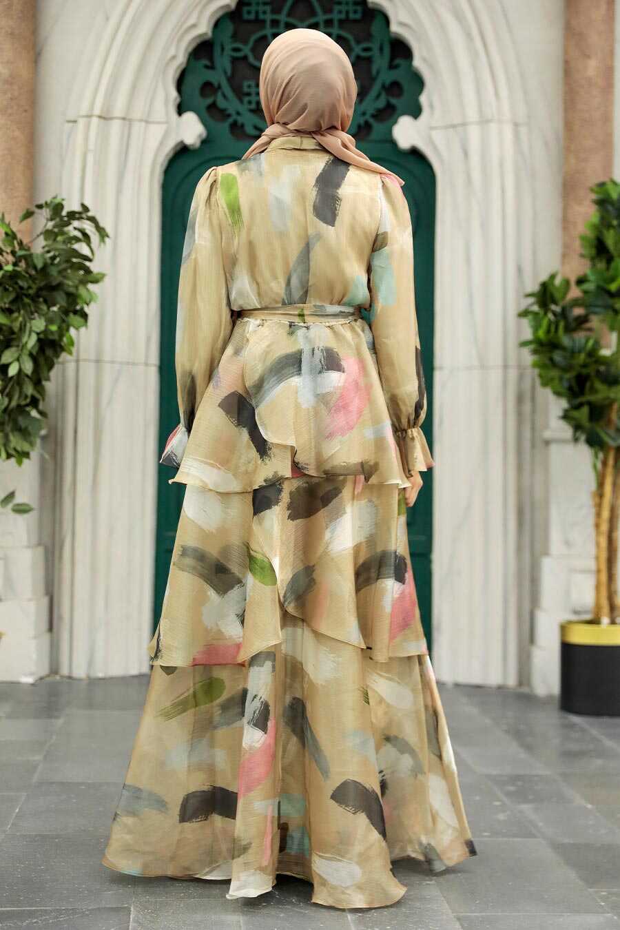  Neva Style - Mink Hijab For Women Dress 3825V