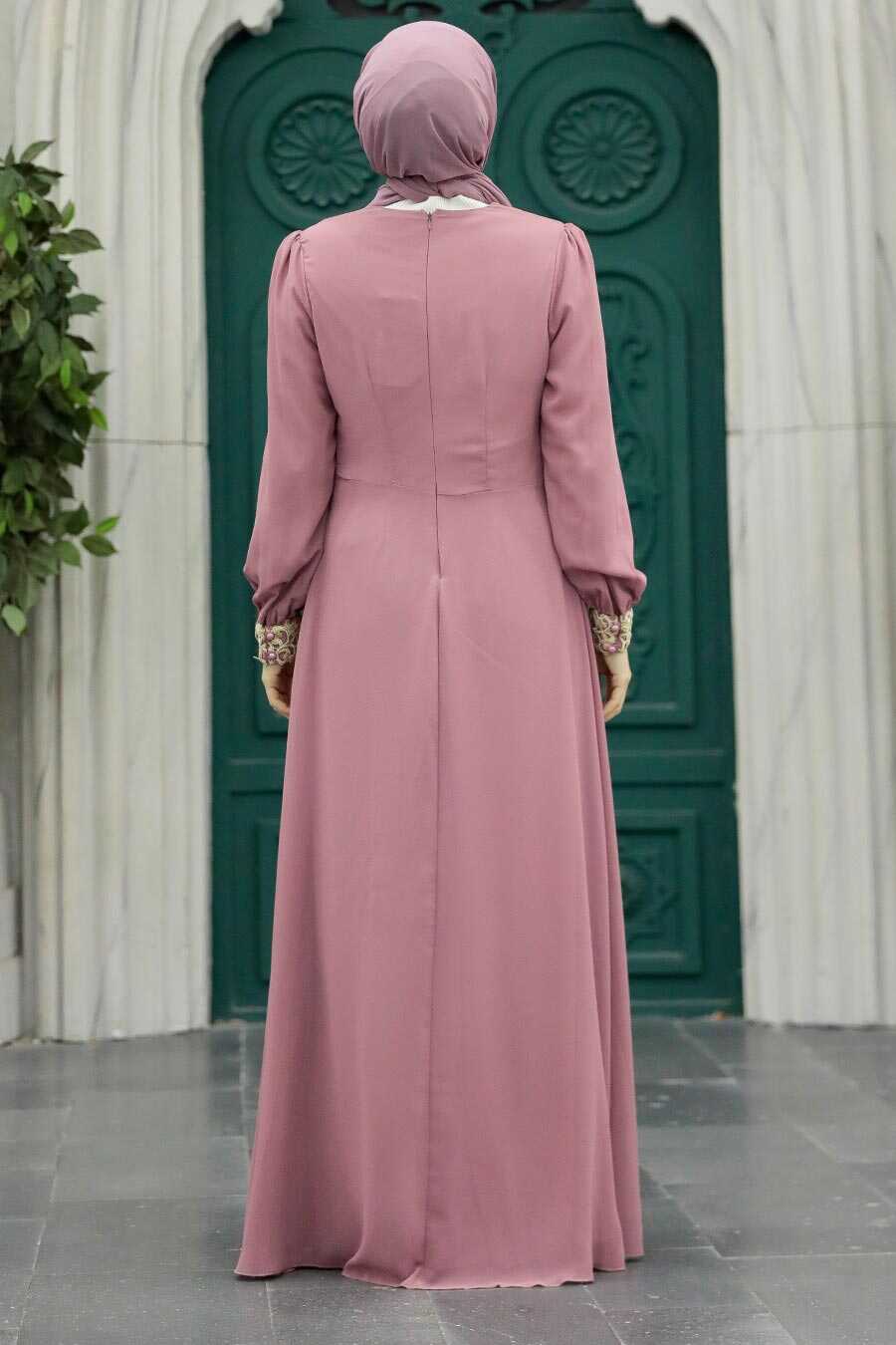 Neva Style - Modern Dusty Rose Modest Dress 25700GK
