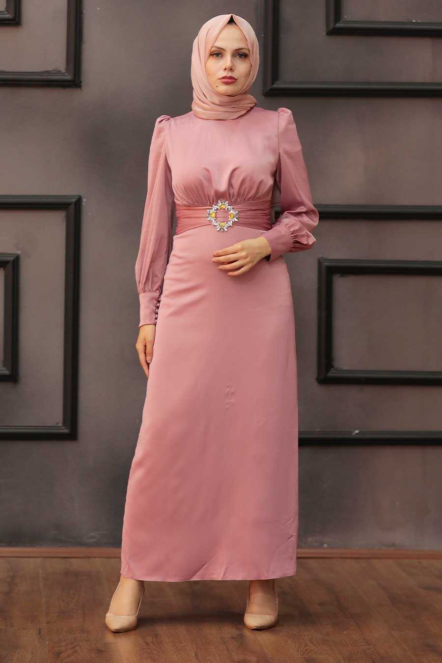 powder rose dress