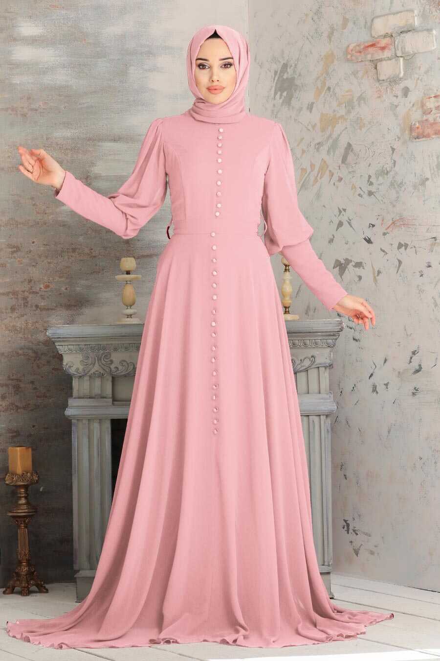 powder-pink-hijab-evening-dress-54551pd-neva-style