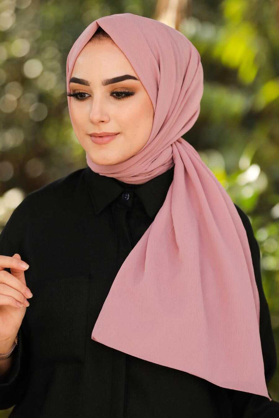 Powder Pink Hijab Shawl 7563PD - Neva-style.com