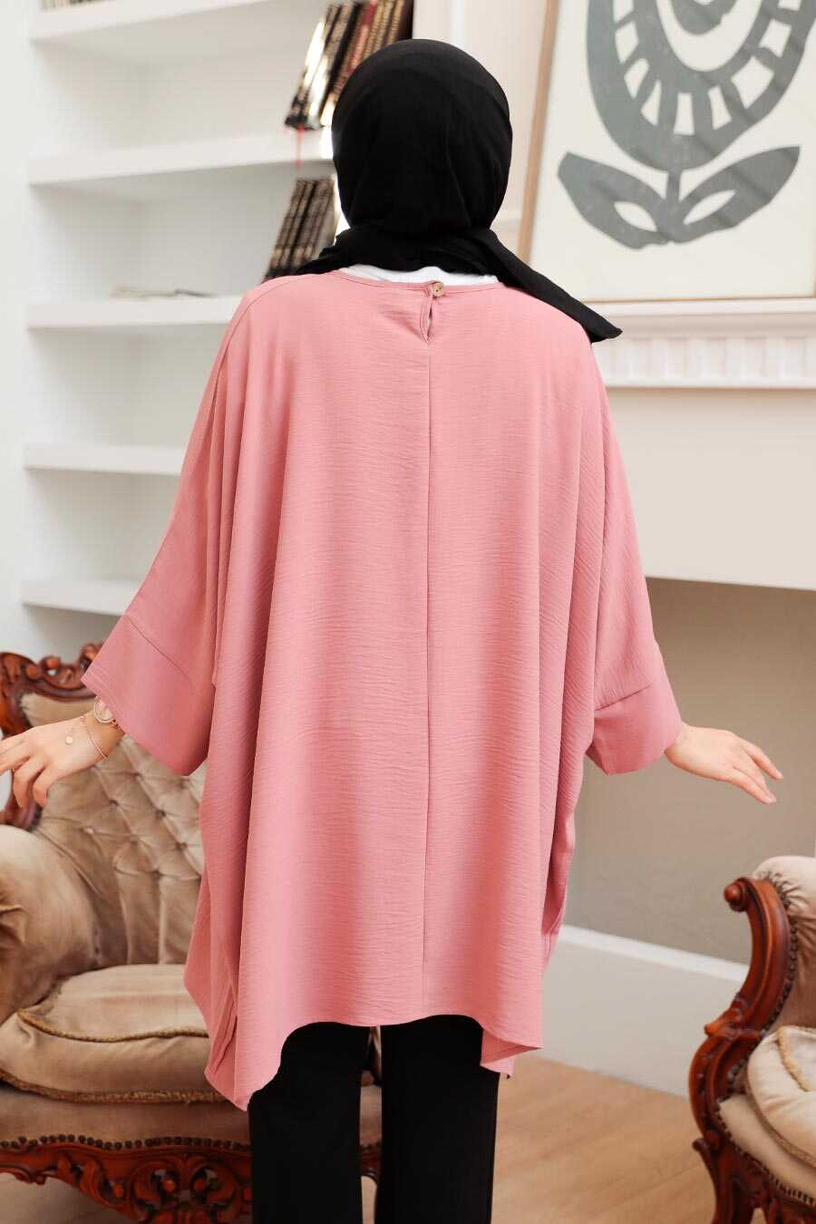 Powder Pink Hijab Tunic 40760PD
