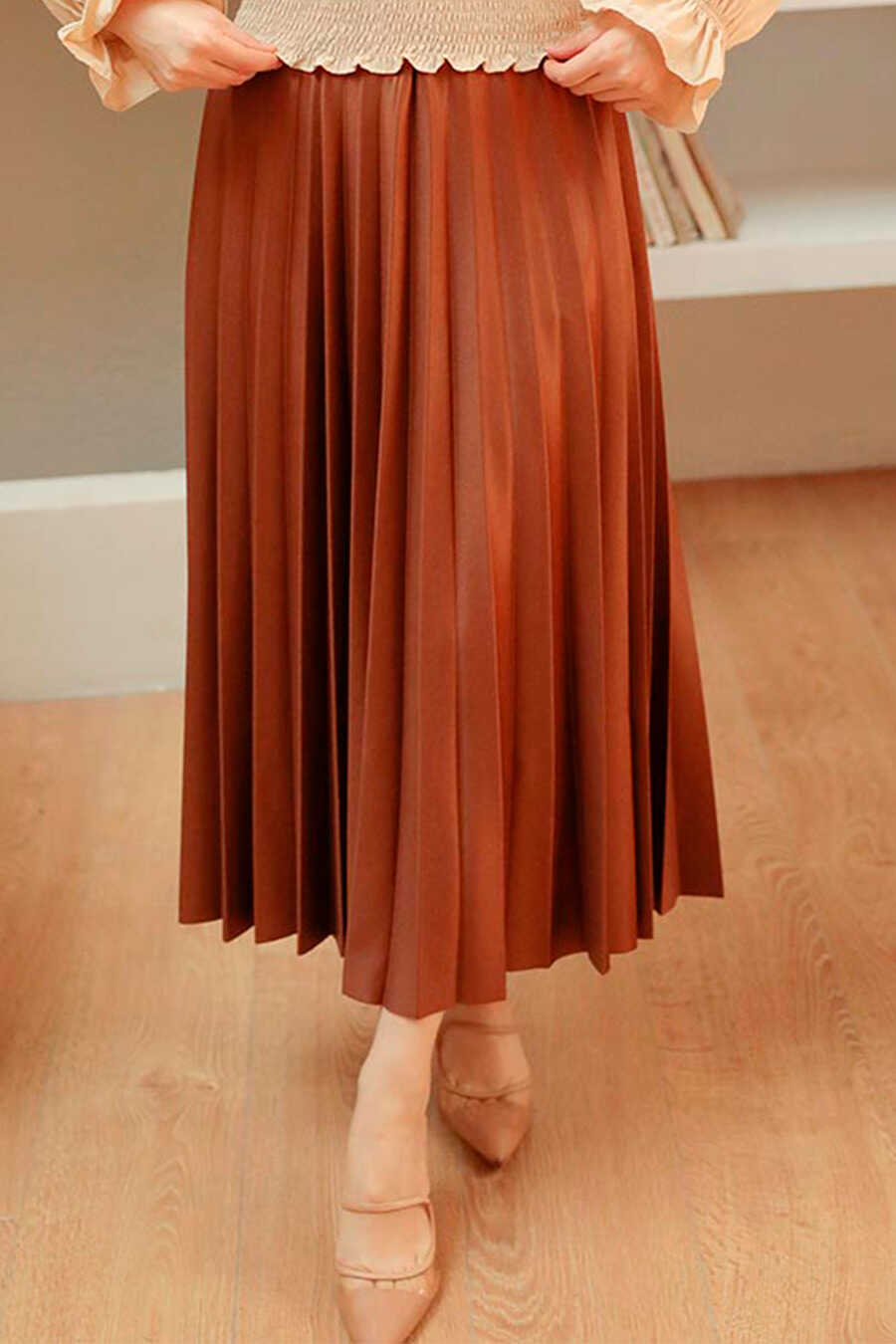 Sunuff Colored Hijab Skirt 4892TB