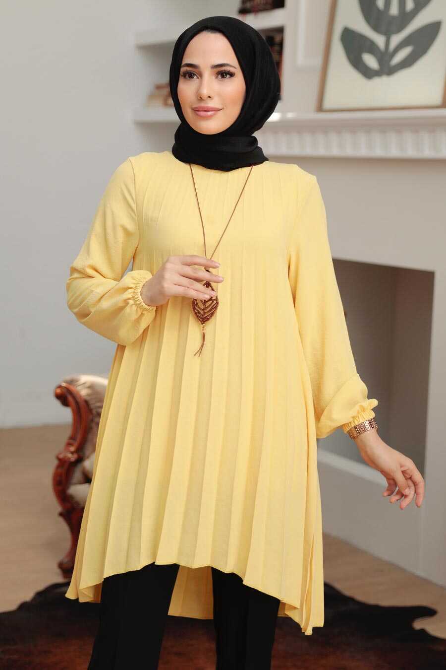 Yellow Hijab Tunic 4103SR